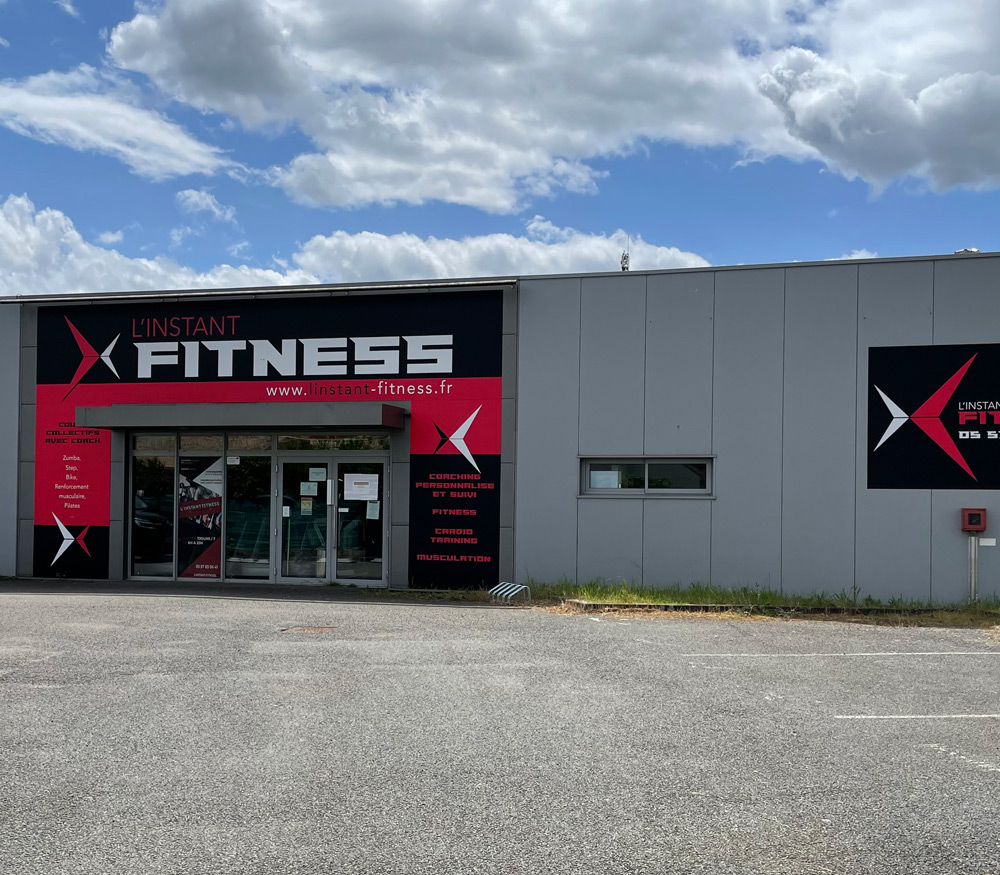 Enseigne habillage salle de sport - Nord de Bordeaux