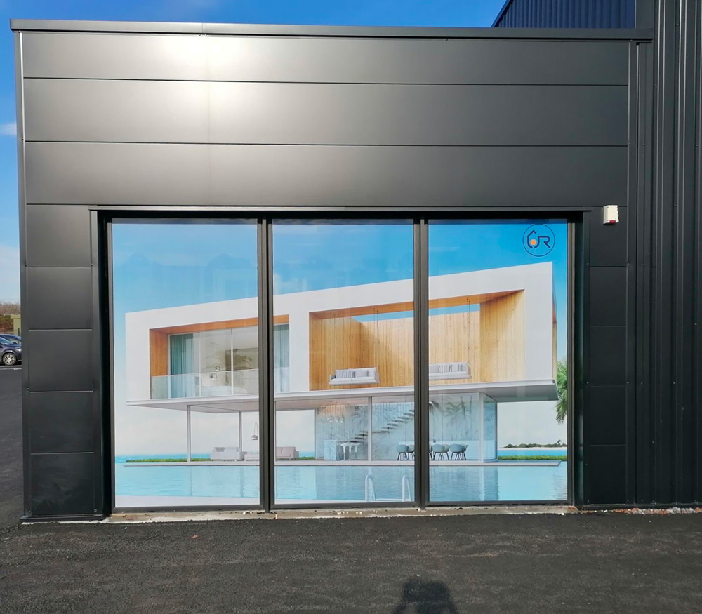 Films adhésifs micro-perforés Vitrines - Lesparre