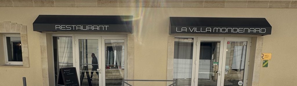 Caissons lumineux (store) restaurant - Saint André de Cubzac